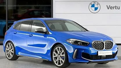 Used BMW M135 Shadowline 306 HP (225 kW) 2023 Blue Hatchback