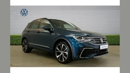 Used VW Tiguan R-line 150 HP (110 kW) 2022 Blue SUV