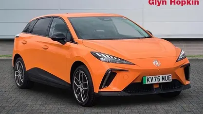 New MG MG4 EV Trophy 319 kW (435 HP) 2025 Orange Hatchback