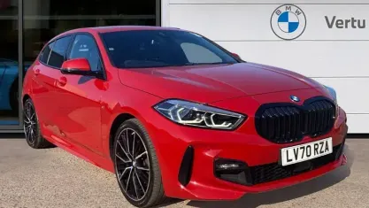 Used BMW 118 M Sport 140 HP (102 kW) 2021 Red Hatchback