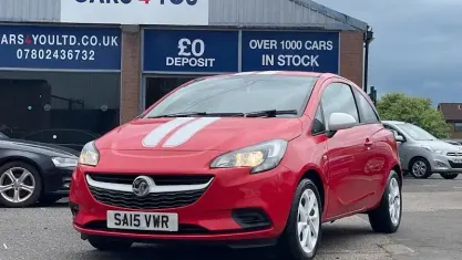 Used Vauxhall Corsa 70 HP (51 kW) 2015 Red Hatchback