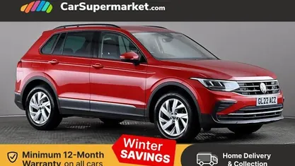 Red Used 2022 VW Tiguan Life SUV | £18,197 (Fair price)