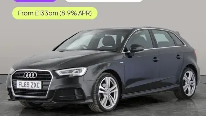 Used Audi A3 Sportback S-Line 116 HP (85 kW) 2019 Black Hatchback