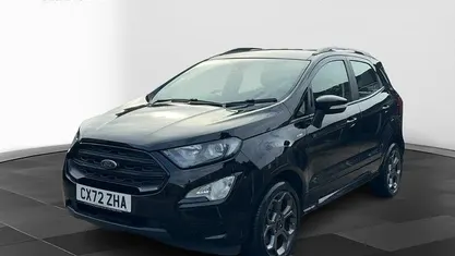 Agate black (premium paint) Used 2022 Ford Ecosport ST-Line SUV | £12,295 (Fair price)