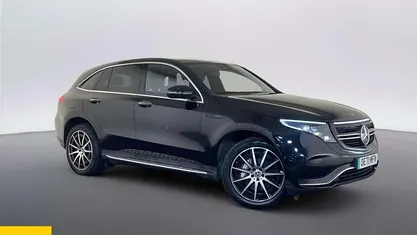 Used Mercedes EQC400 AMG line 300 kW (408 HP) 2022 Black SUV