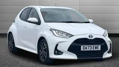 White Used 2023 Toyota Yaris Hybrid Design Hatchback | £18,795 (Fair price)