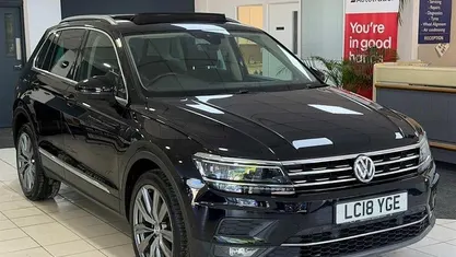 Begagnad VW Tiguan SEL 179 HK (131 kW) 2018 Svart SUV