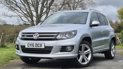 Used VW Tiguan R-line 150 HP (110 kW) 2015 Silver SUV