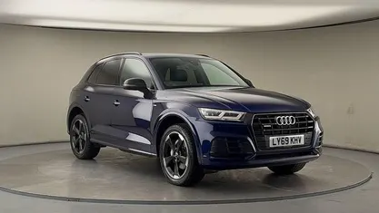 Navarra blue metallic/navarra blue metallic Used 2019 Audi Q5 Black Edition SUV | £23,200 (Fair price)