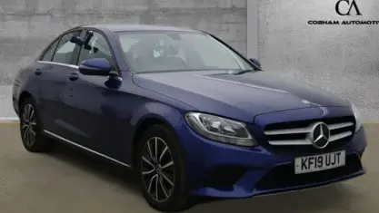 Used Mercedes C220 SE 194 HP (142 kW) 2019 Blue Sedan
