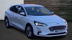 White Used 2021 Ford Focus Titanium X Hatchback | £13,269 (Fair price)