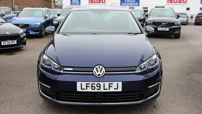 Used VW e-Golf 99 kW (135 HP) 2019 Blue Hatchback