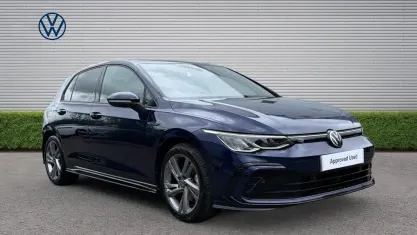 Used VW Golf VIII R-line 150 HP (110 kW) 2023 Blue Hatchback