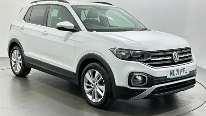 Used VW T-Cross Active 95 HP (69 kW) 2021 White SUV