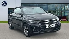 Black Used 2025 VW T-Roc Cabriolet R-line Cabriolet | £32,202 (Fair price)