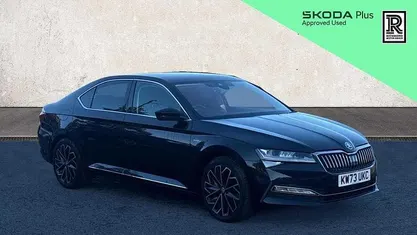Black Used 2023 Skoda Superb LAURIN & KLEMENT Hatchback | £26,252 (Fair price)