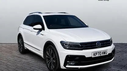 Used VW Tiguan R-line 150 HP (110 kW) 2020 White SUV