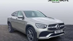 Silver Used 2021 Mercedes GLC300e AMG line Coupe | £29,990 (Good price)