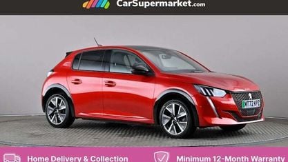 Second-hand Peugeot e-208 GTi 100 kW (136 CP) 2022 Roșu Hatchback