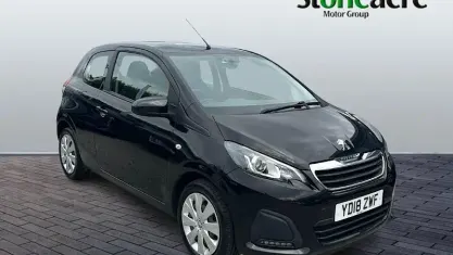 Used Peugeot 108 Active 72 HP (52 kW) 2020 Black Hatchback