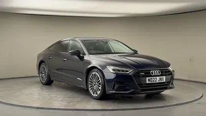 Firmament blue metallic/firmament blue metallic Used 2022 Audi A7 Sportback Sport Hatchback | £29,500 (Fair price)