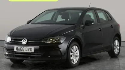 Used VW Polo SE 75 HP (55 kW) 2018 Black Hatchback