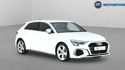 Used Audi A3 Sportback S-Line 110 HP (80 kW) 2023 White Hatchback