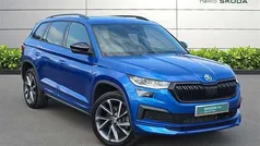 Race blue metallic Used 2023 Skoda Kodiaq SportLine SUV | £32,995 (Fair price)