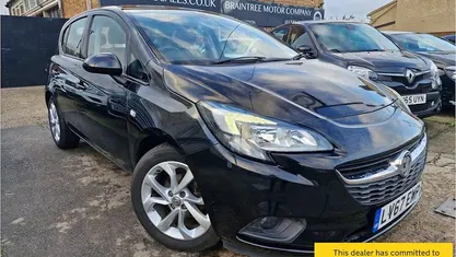 Used Vauxhall Corsa 75 HP (55 kW) 2017 Black Hatchback