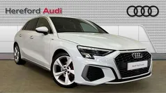 Glacier white, metallic Used 2022 Audi A3 S-Line Hatchback | £19,842 (Fair price)