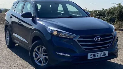 Used Hyundai Tucson 116 HP (85 kW) 2017 Blue SUV