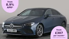 Blue Used 2022 Mercedes CLA180 AMG Line Premium Plus Sedan | £22,572 (Fair price)