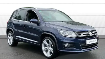 Used VW Tiguan R-line Edition 150 HP (110 kW) 2015 Blue SUV