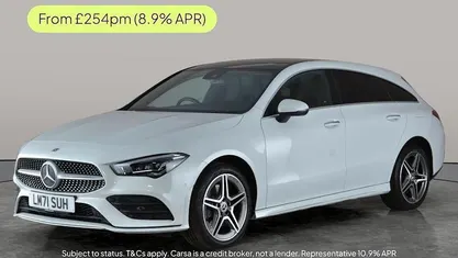 White Used 2021 Mercedes CLA250e Shooting Brake AMG Line Premium Plus Estate | £20,695 (Fair price)