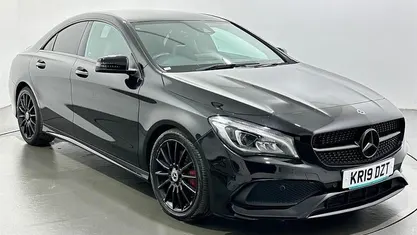 Used Mercedes CLA220 AMG line 170 HP (125 kW) 2018 Black Sedan