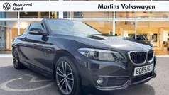 Black Used 2019 BMW 218 Sport Line Cabriolet | £15,490 (A bit pricey)