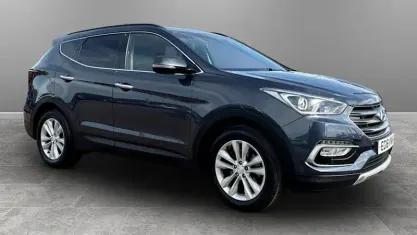 Used Hyundai Santa Fe Premium 200 HP (147 kW) 2018 Blue SUV