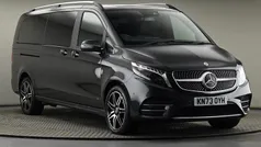 Grey Used 2023 Mercedes V300 AMG line MPV | £62,500 (Fair price)