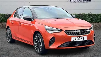 Used Vauxhall Corsa-e Elite 100 kW (136 HP) 2020 Orange Hatchback