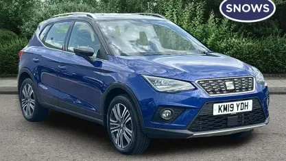 Used Seat Arona XCELLENCE 116 HP (85 kW) 2019 Blue SUV
