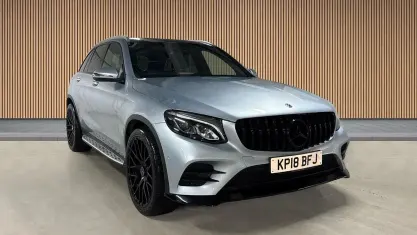 Used Mercedes GLC220 AMG line 170 HP (125 kW) 2018 Diamond silver  metallic finish SUV