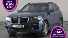 Blue Used 2021 BMW X3 M Sport SUV | £22,683 (Good price)