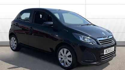 Used Peugeot 108 Active 72 HP (52 kW) 2018 Black Hatchback