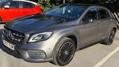 Used Mercedes GLA220 AMG line 177 HP (130 kW) 2018 Grey SUV