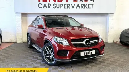 Used Mercedes GLE350 AMG Line Premium Plus 258 HP (189 kW) 2017 Red SUV