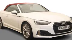 White Used 2020 Audi A5 Cabriolet Sport Cabriolet | £23,000 (Fair price)