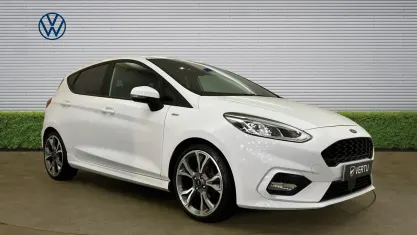 Used Ford Fiesta ST-Line X 125 HP (91 kW) 2021 White Hatchback