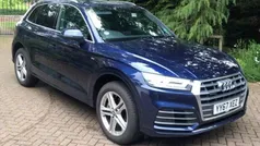 Blue Used 2017 Audi Q5 S-Line SUV | £20,599 (Fair price)