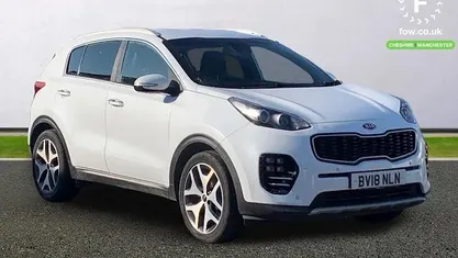 Used Kia Sportage GT-Line 116 HP (85 kW) 2018 White SUV