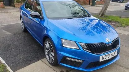 Used Skoda Octavia vRS 184 HP (135 kW) 2019 Blue Hatchback